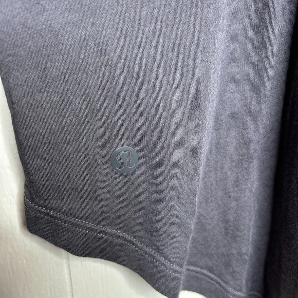 Lululemon Locarno Turtleneck Top Size 8 Dark Carbon Pima Cotton Long Sleeve - Picture 8 of 9